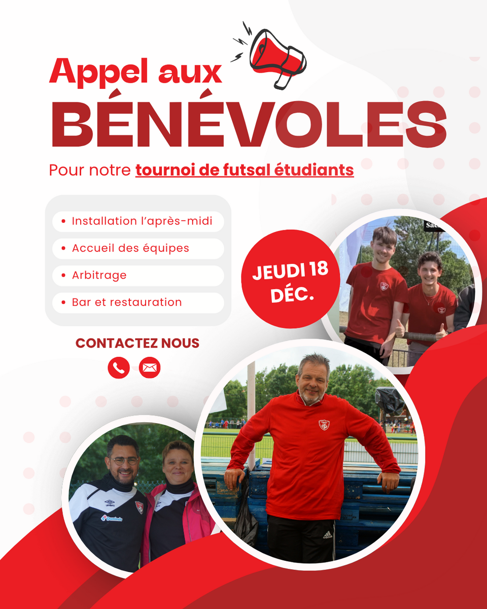 APPEL AUX BENEVOLES