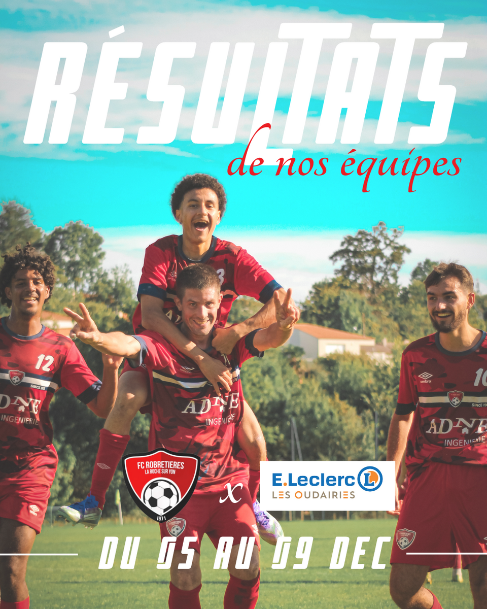 RESULTATS DE LA SEMAINE - DU 05 OCT AU 09 DEC