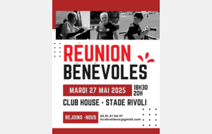 Réunion bénévoles - Domino's Robros Challenge