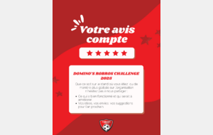 VOS RETOURS SUR LE DOMINO'S ROBROS CHALLENGE 2025