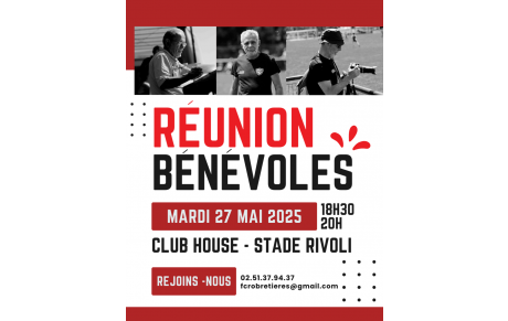 Réunion bénévoles - Domino's Robros Challenge